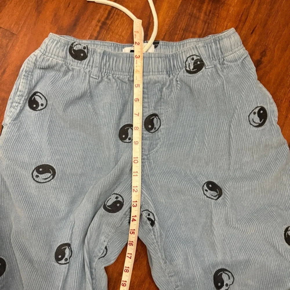 Urban Outfitters Yin Yang Smiley Face Corduroy Pants Drawstring Size Medium - Picture 9 of 10